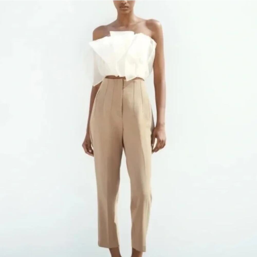 Zara Tan Beige Dress Pants - Size Small (NWT)